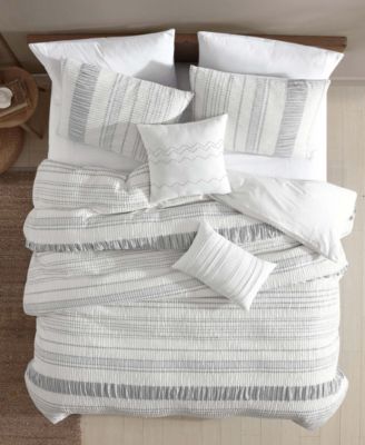 Riverbrook Home Sutton 6 Pc. Comforter With Removable Cover Sets In Ivory,gray