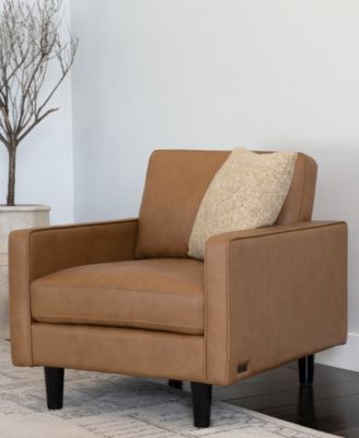 Parker 33.5" Top-Grain Leather Chair