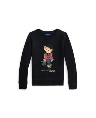 Big Girls Polo Bear Fleece Sweatshirt