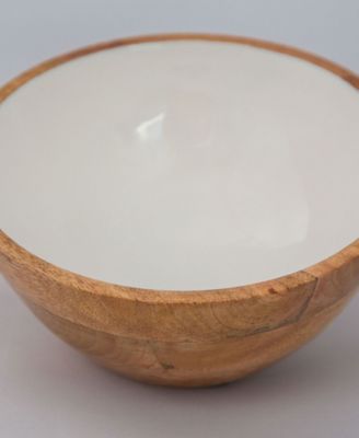 Wood Plus Collection Mango Wood Serving Bowl, Medium