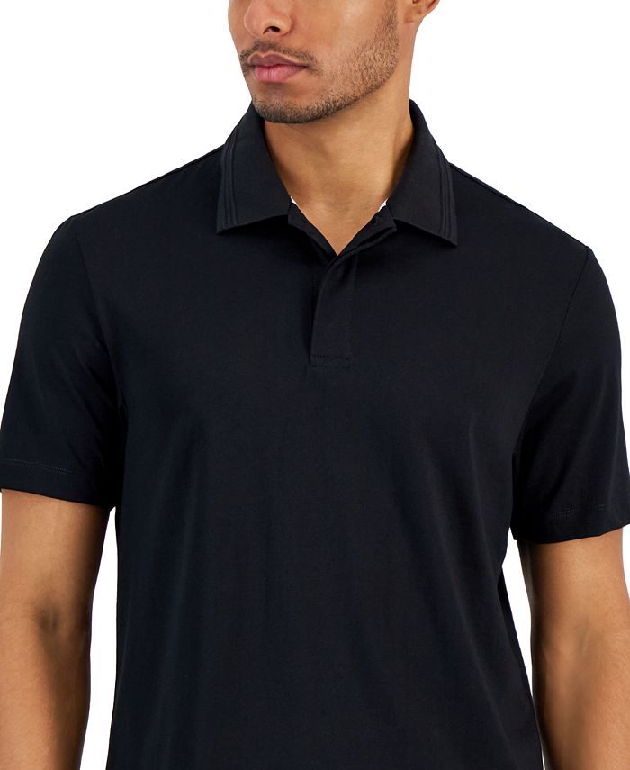 Alfani Men's Regular-Fit Mercerized Polo Shirt, Created for Macy's - Macy's