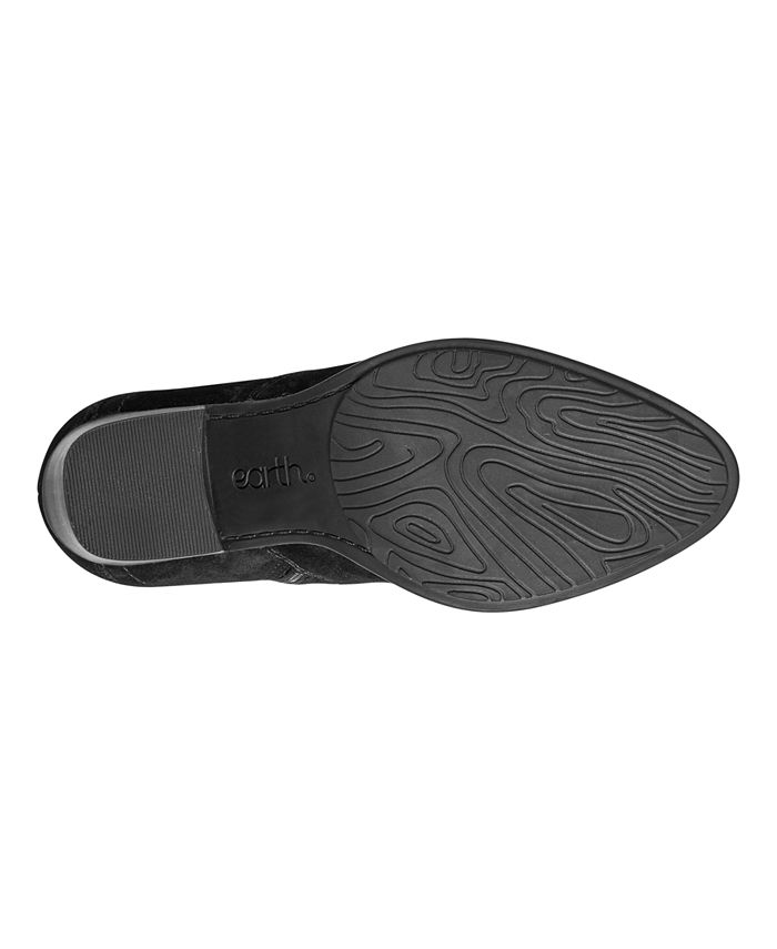 Earth Women's Vine Block Heel Almond Toe Narrow Calf Casual Boots - Macy's