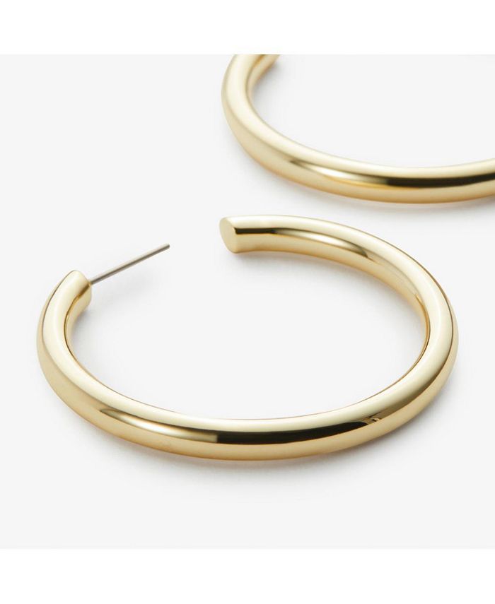 Ana Luisa Hoop Earrings - Tia Medium Gold - Macy's