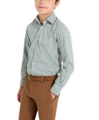 Michael Kors Big Boys Classic Fit Button Up Dress Shirt Macy s