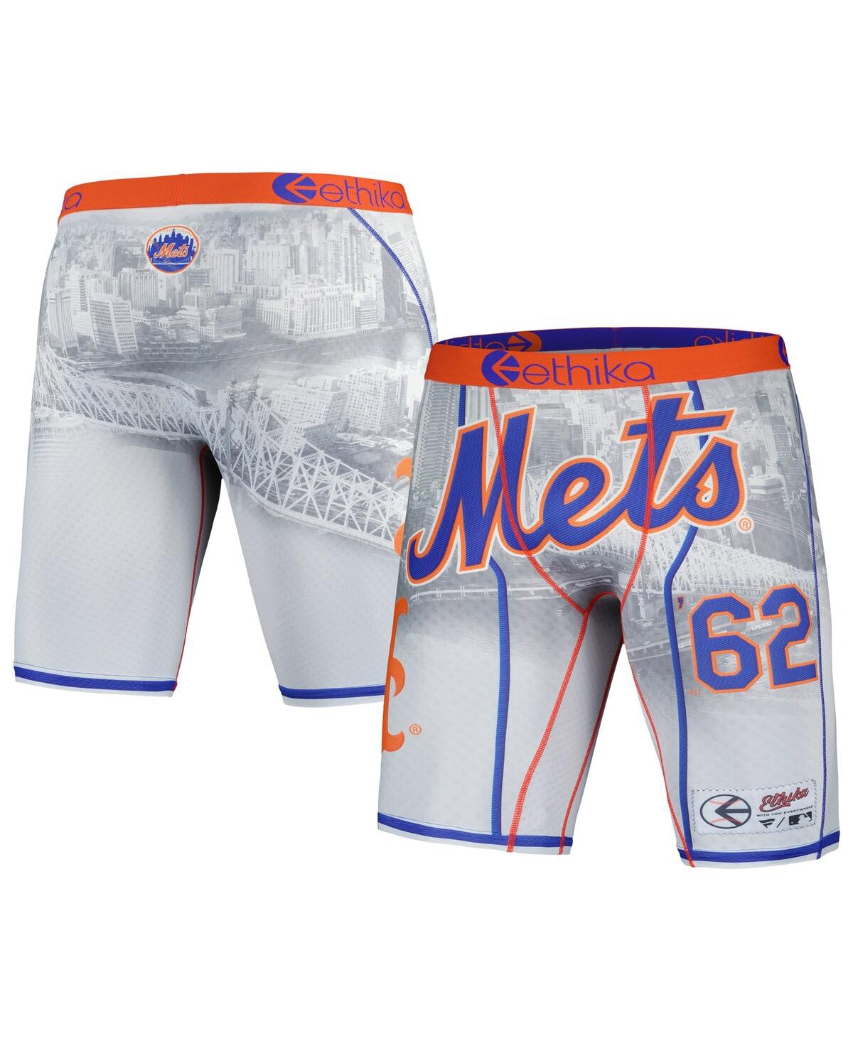 Men's Ethika White New York Mets Jerseyscape Boxer Briefs - White