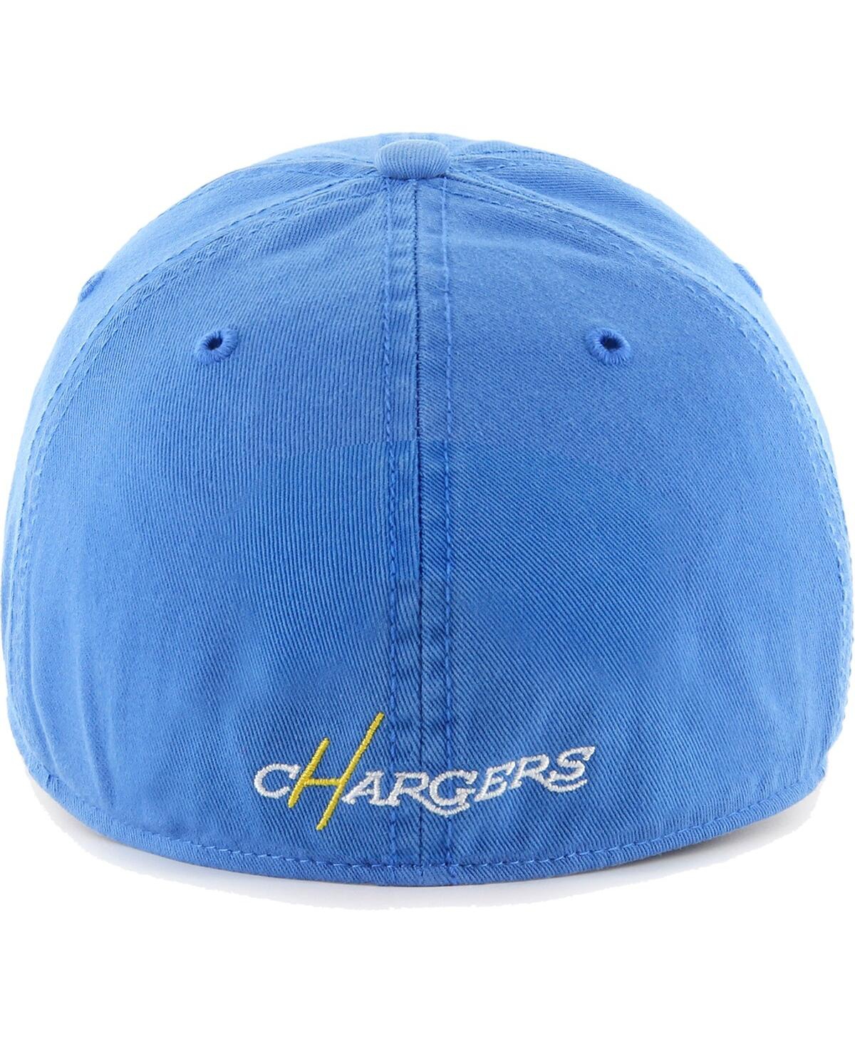 Shop 47 Brand Men's ' Powder Blue Los Angeles Chargers Gridiron Classics Franchise Legacy Fitted Hat