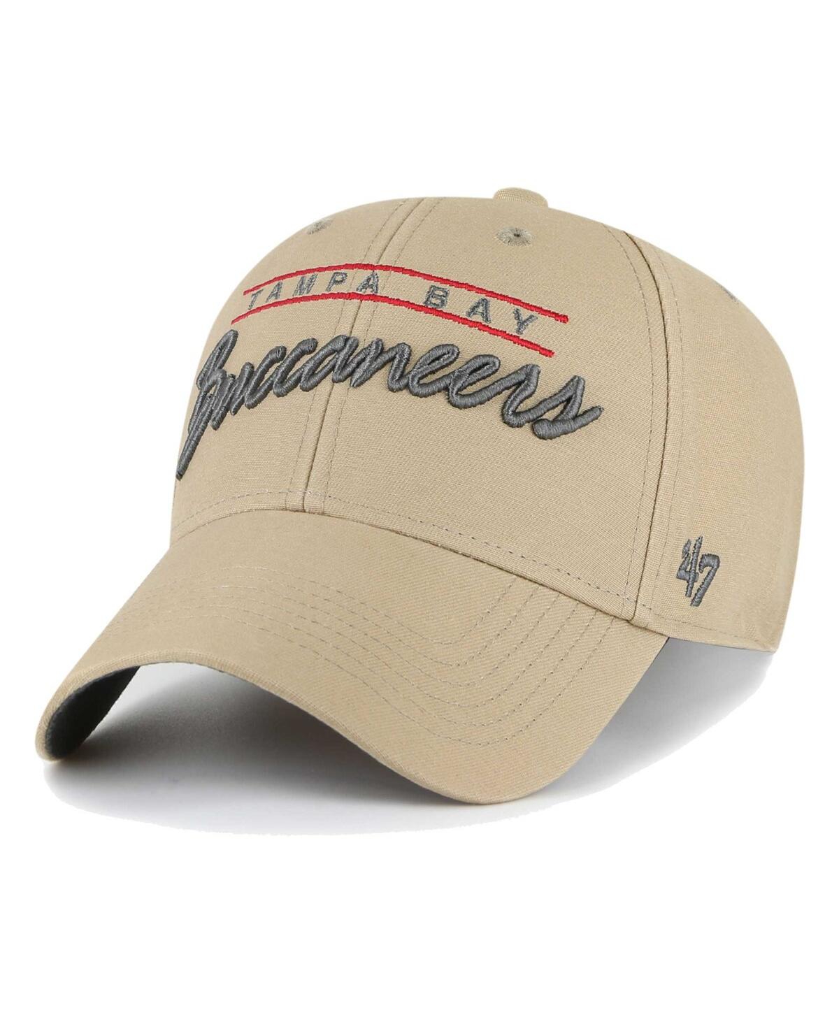 Men's '47 BrandTampa Bay Buccaneers Atwood Mvp Adjustable Hat - Khaki