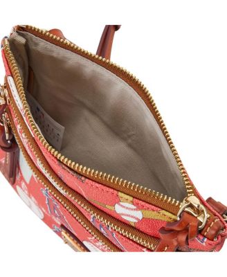 Women's Los Angeles Angels Game Day Triple Zip Crossbody Purse