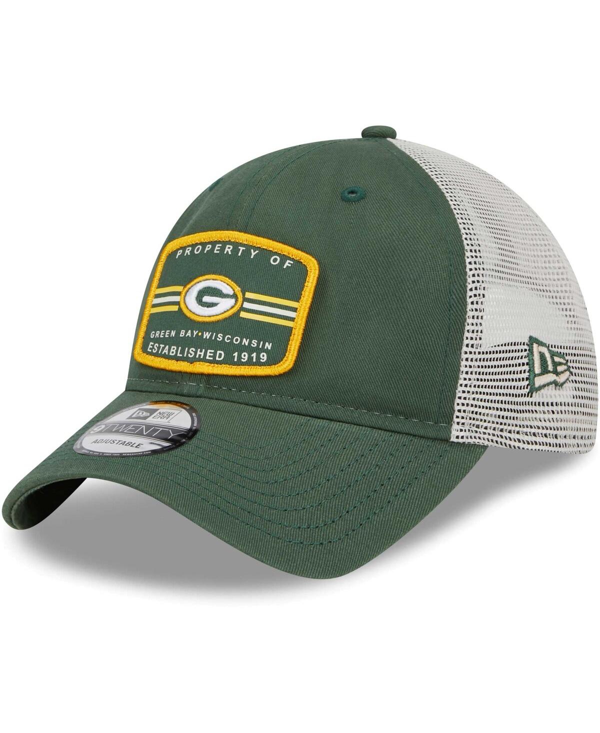 Men's New EraGreen Bay Packers Property Trucker 9TWENTY Adjustable Hat - Green