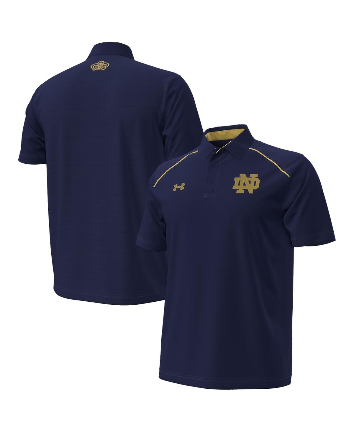 Under Armour Men's  Navy Notre Dame Fighting Irish 2023 Aer Lingus College Football Classic Polo Shir