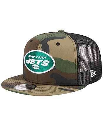 47 Brand Men's Camo, Black New York Jets Trucker Adjustable Hat - Macy's