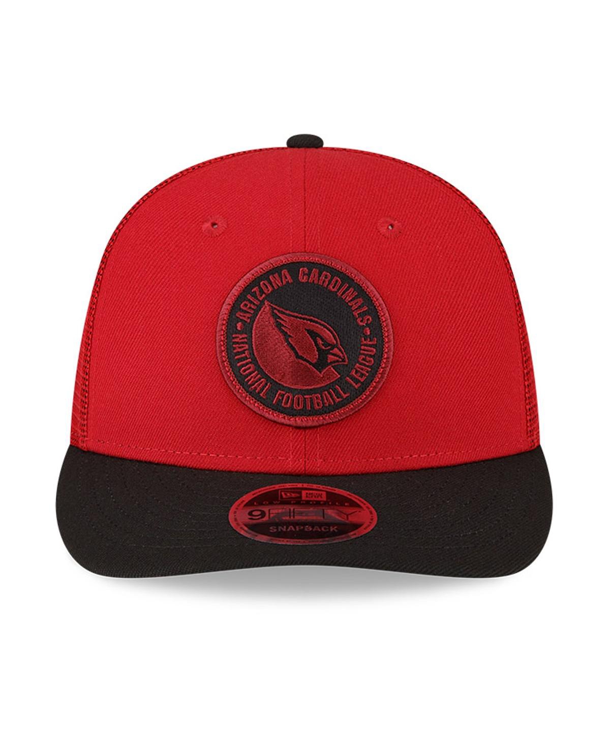 Men's New Era Black Arizona Cardinals 2023 Sideline Low Profile 9FIFTY Snapback Hat - Black