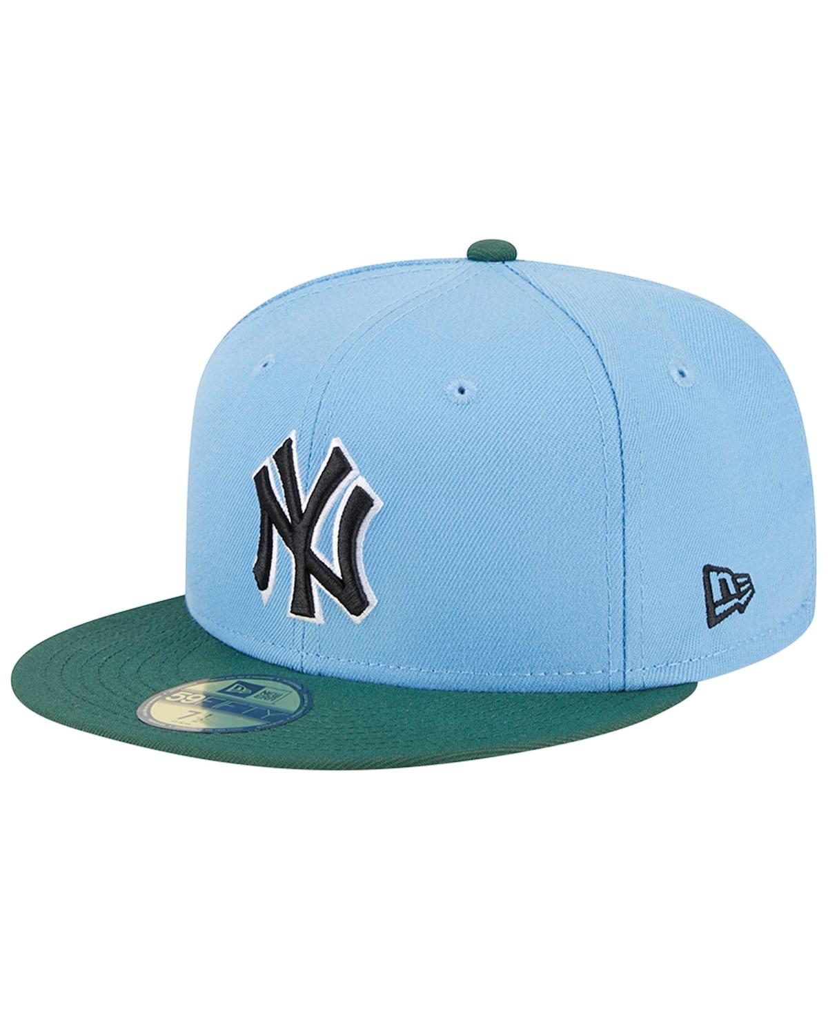 New Era Men's  Sky Blue, Cilantro New York Yankees 2000 Subway Series 59fifty Fitted Hat In Sky Blue,cilantro