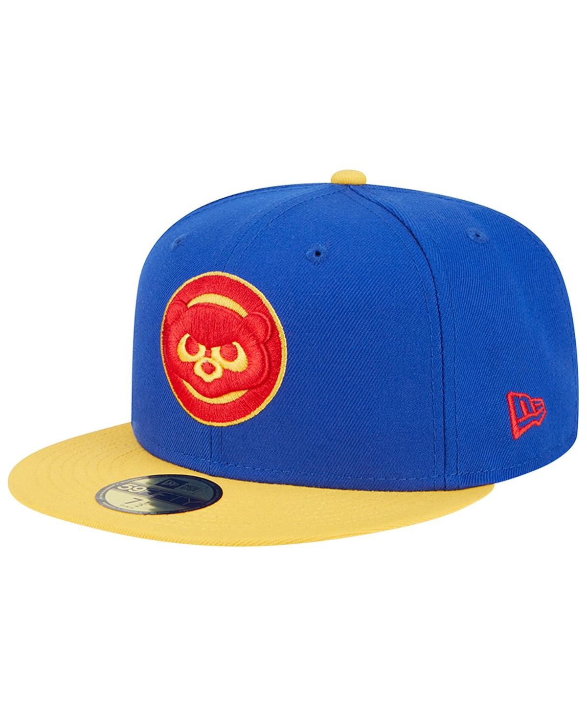 Men's New Era Yellow Chicago Cubs Empire 59FIFTY Fitted Hat - Yellow
