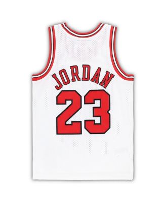 Preschool Boys and Girls Michael Jordan White Chicago Bulls 1997/98 Hardwood Classics Authentic Jersey