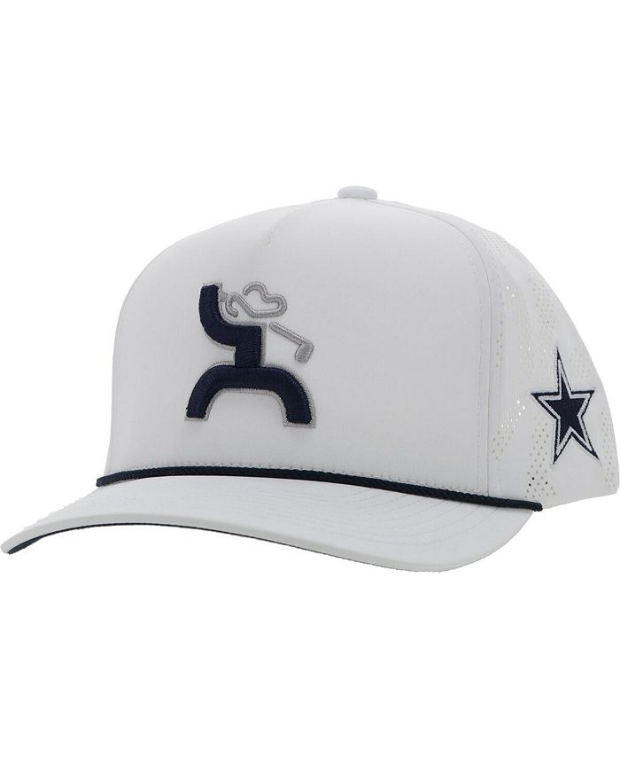 Hooey Men's White Dallas Cowboys Golf Trucker Adjustable Hat Macy's