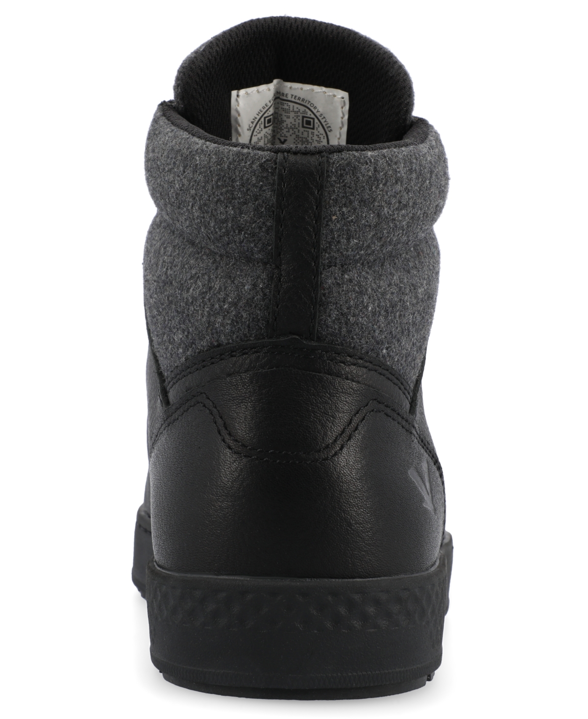 Shop Territory Men's Ruckus Tru Comfort Foam High Top Sneakers In Black