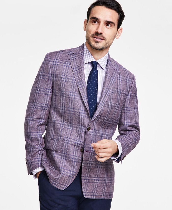 Michael Kors Men's Classic Fit Luxury Wool Cashmere Blend Overcoats - Macy's