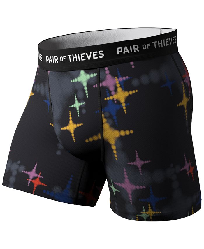 Pair Of Thieves 2 Pack SuperFit Stretch Boxer Briefs - Men's Boxers in  Denim Black