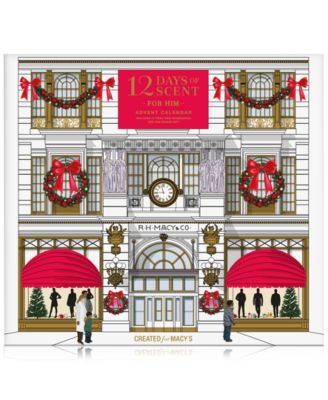 Created For Macy's 12-Pc. Macy's Favorite Scents 12 Days Of Scent For Him Advent Calendar, Created for Macy's