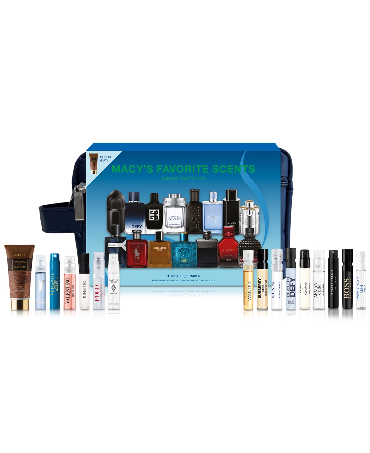 Macy's 17-pc.  Favorite Scents Sampler Discovery Set For Him, Created For