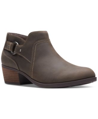 Clarks womens booties best sale