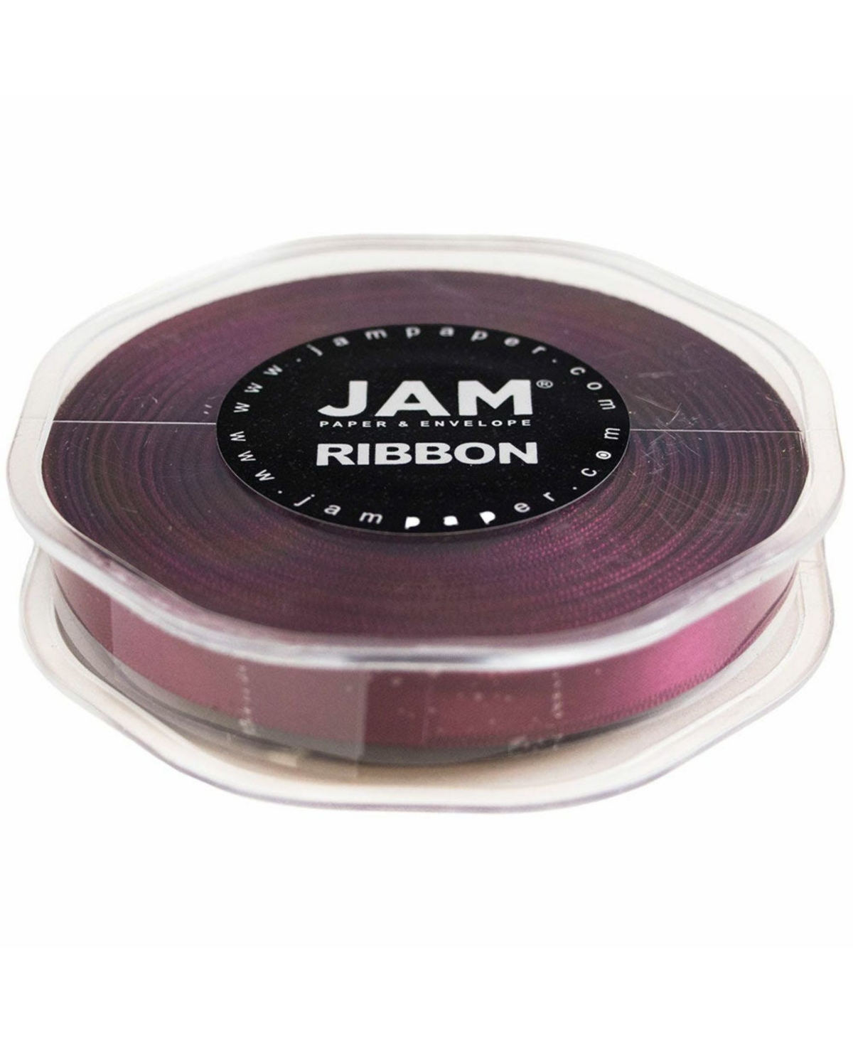 Jam Paper Double Faced Satin Ribbon In Wine