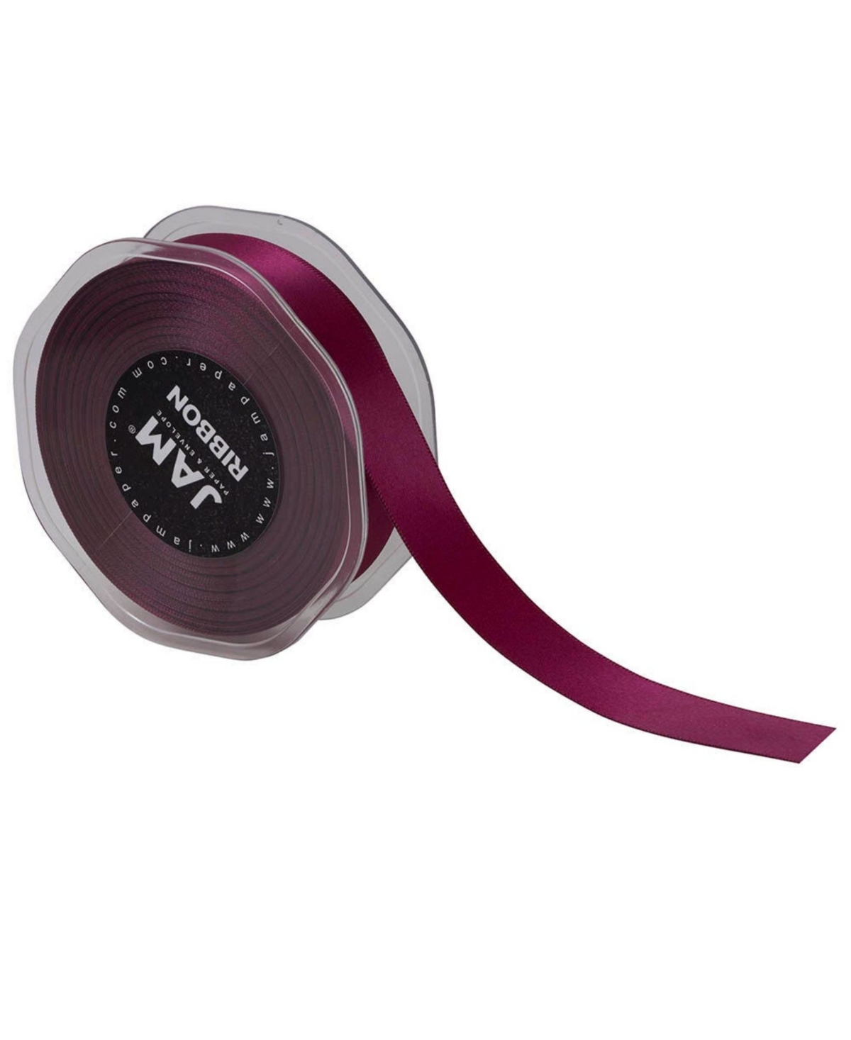 Shop Jam Paper Double Faced Satin Ribbon In Wine