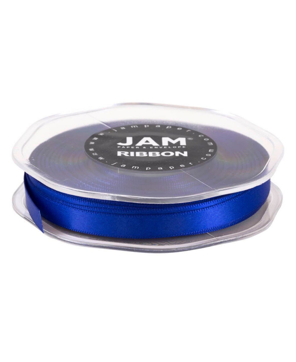 Shop Jam Paper Double Faced Satin Ribbon In Royal Blue