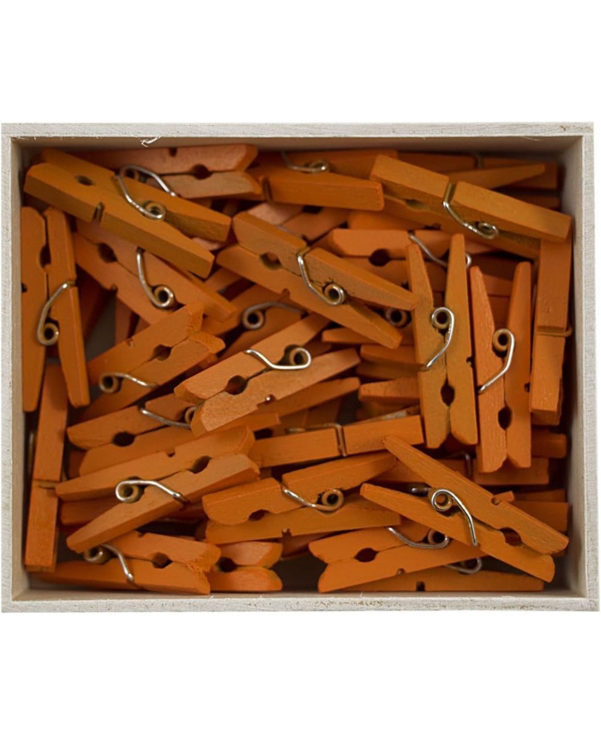 Shop Jam Paper Wood Clip Clothespins In Orange