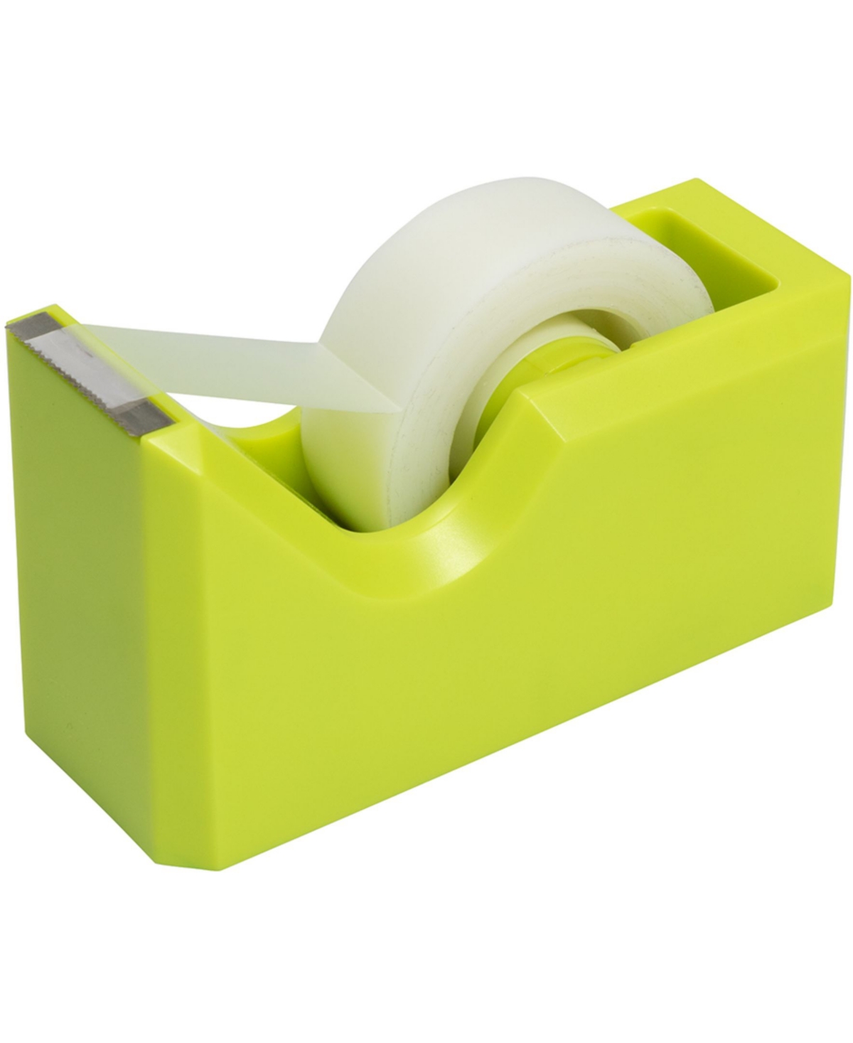 Colorful Desk Tape Dispensers - Sold Individually - Lime Green