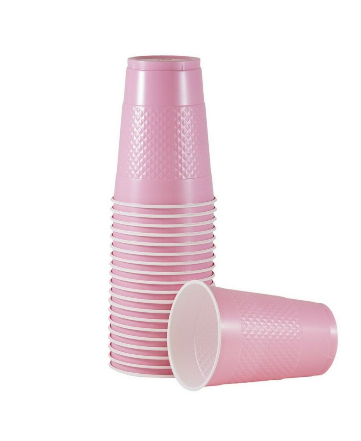 Jam Paper Plastic Party Cups In Baby Pink