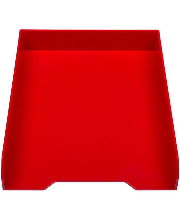 JAM Paper Stackable Paper Trays - Desktop Document, Letter, File ...