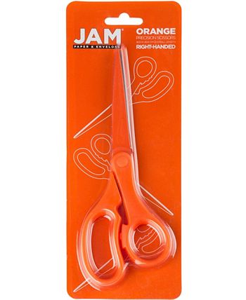 JAM PAPER Multi-Purpose Precision Scissors - 8 Inch - Black - Ergonomic  Handle & Stainless Steel Blades - Sold Individually