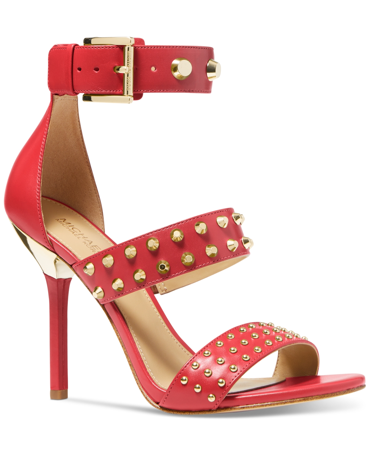 Michael Kors Michael Women's Amal Dress Sandals In Crimson | ModeSens
