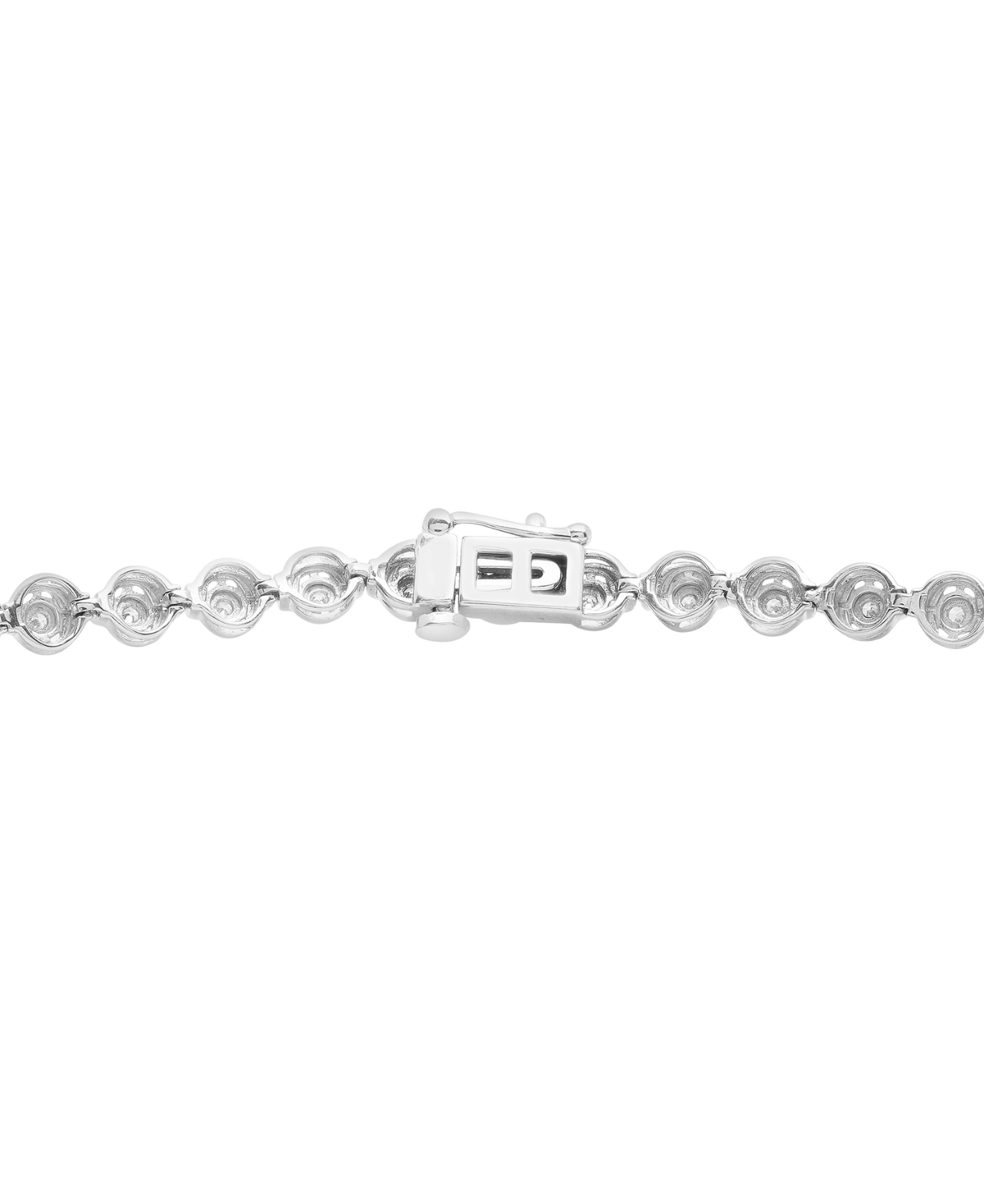 Diamond Circle Link Bracelet (1/4 ct. t.w.)  Created for Macy's - Sterling Silver