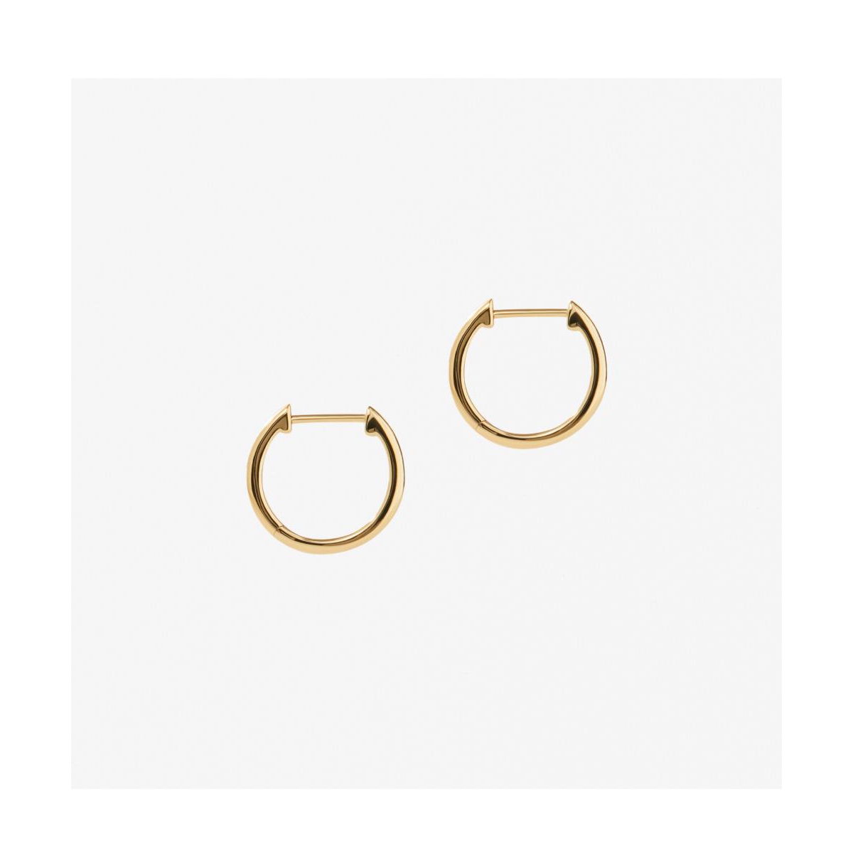 Small Slim Endless Hoops - Lo Small - Gold