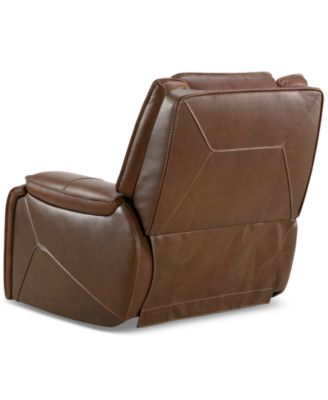 CLOSEOUT! Hansley 39" Zero Gravity Leather Power Recliner, Created for Macy's