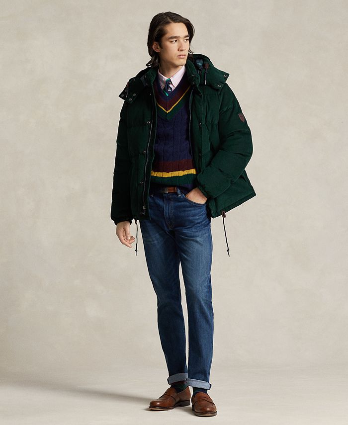 Ralph lauren corduroy down jacket new arrivals