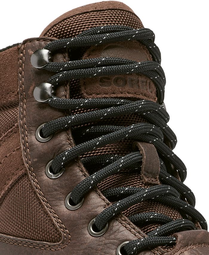 sorel men's ankeny ii mid 100g waterproof winter boots