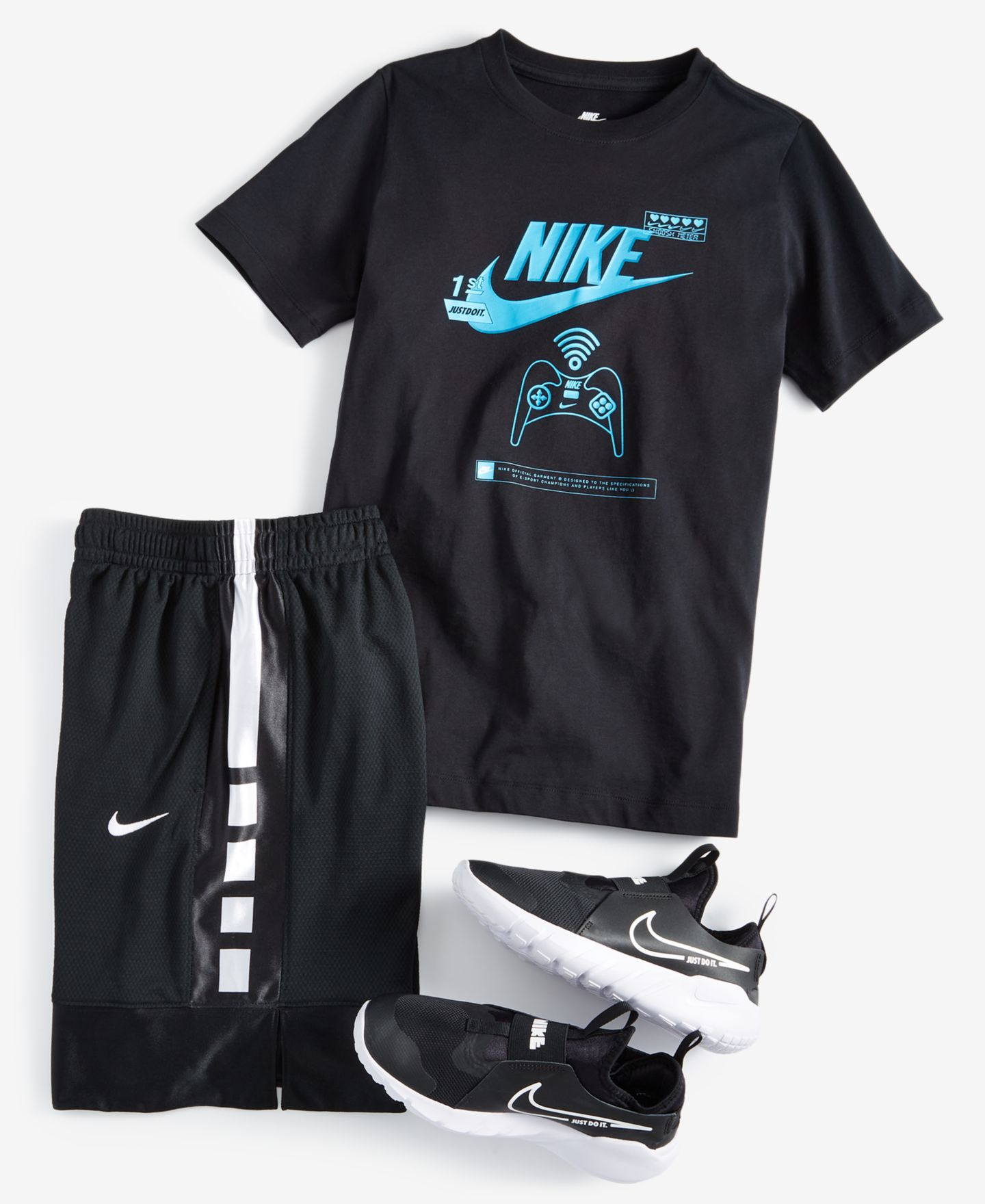 Шорты Nike Elite Dri-FIT Basketball Shorts для мальчиков, цвет: Чёрный — фото 5