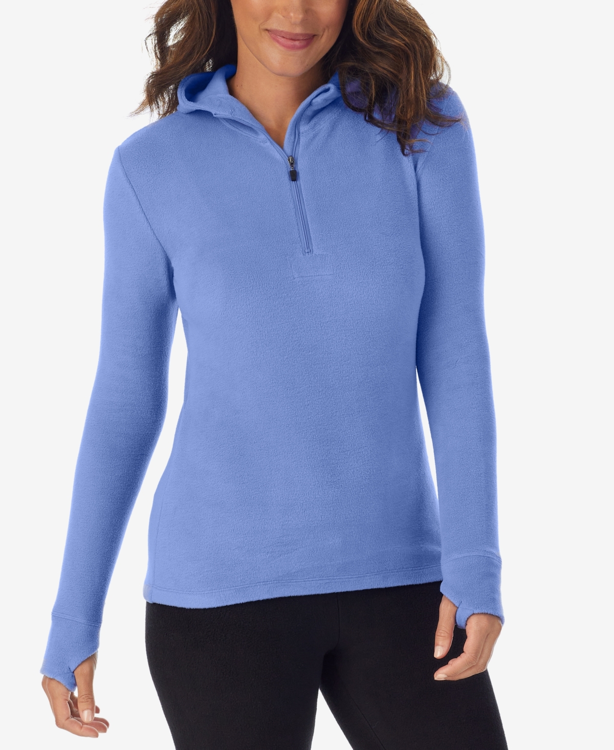 Women's Fleecewear Long-Sleeve Half-Zip Hoodie - Ultramarine