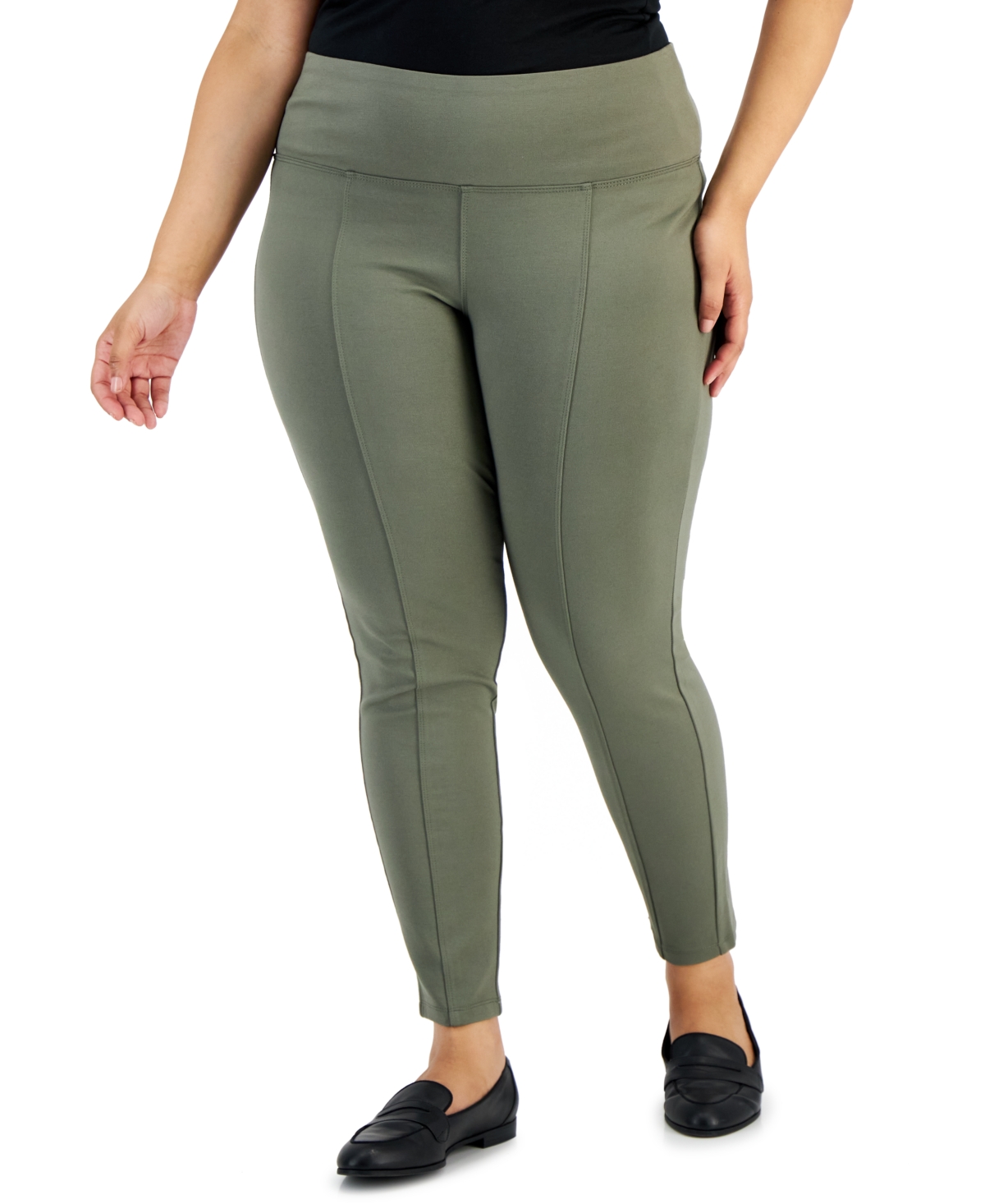 Women's Pull-On Ponte Pants, Created for Macy's