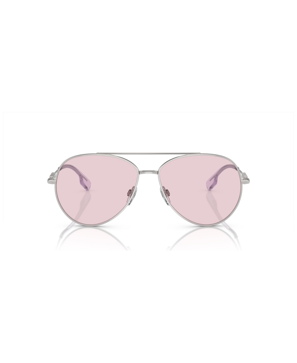 Shop Burberry Women's Sunglasses, Photocromic Be3147 In Silver