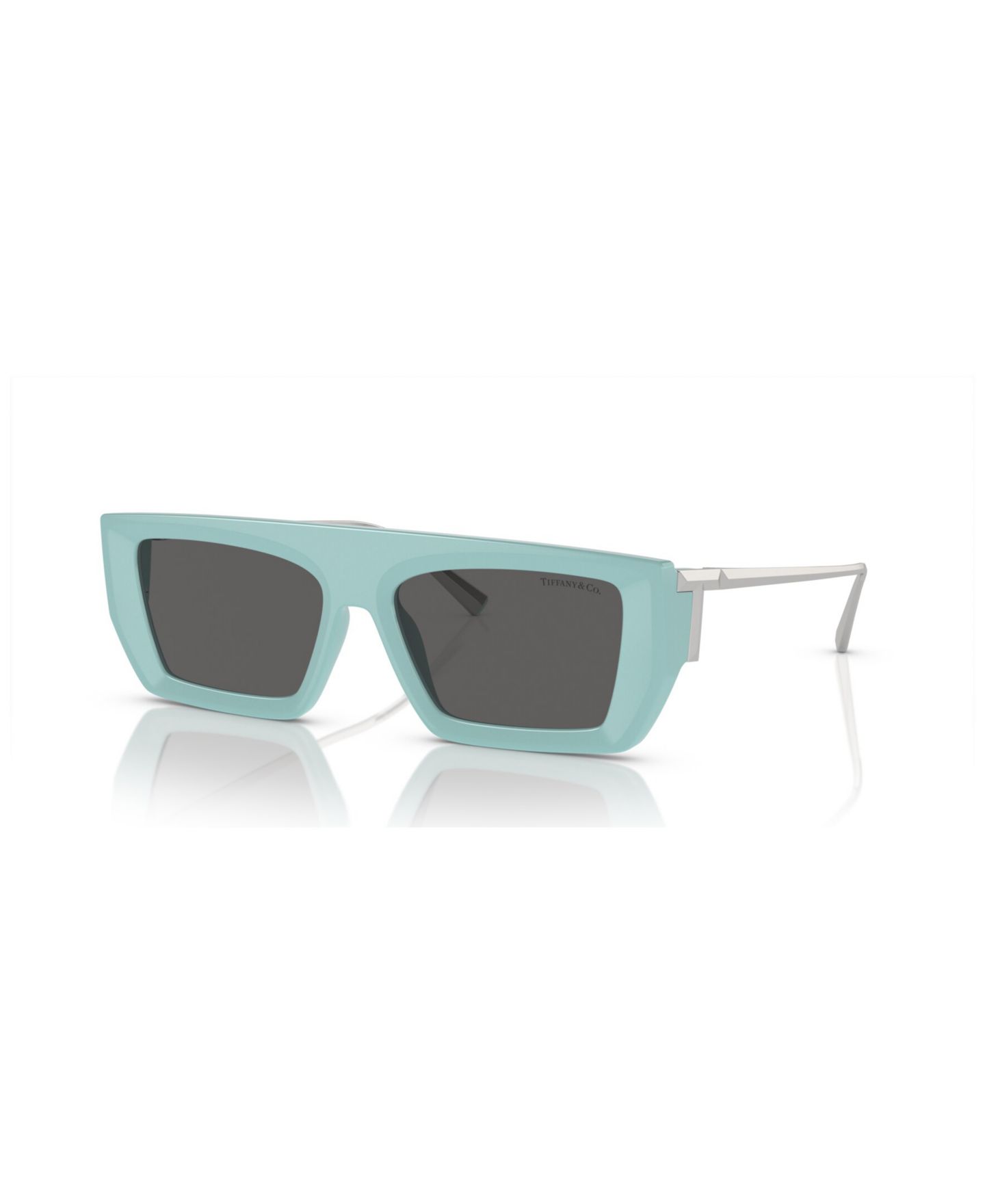 Женские солнцезащитные очки Tiffany & Co. Sunglasses, Gradient TF4214U, цвет: Синий — фото 1