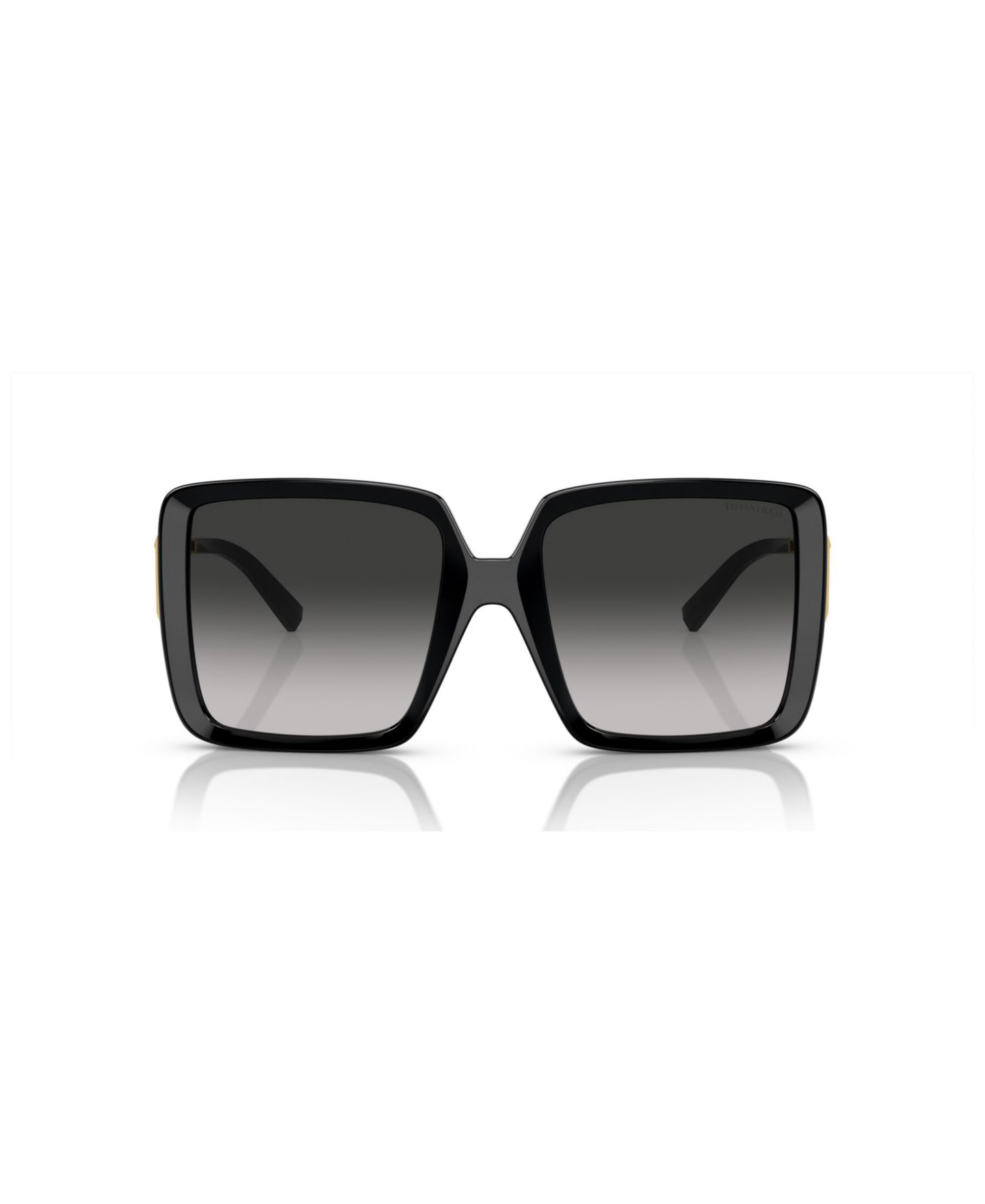 Женские солнцезащитные очки Tiffany & Co. Sunglasses, Gradient TF4212U, цвет: Чёрный / Золотой — фото 2