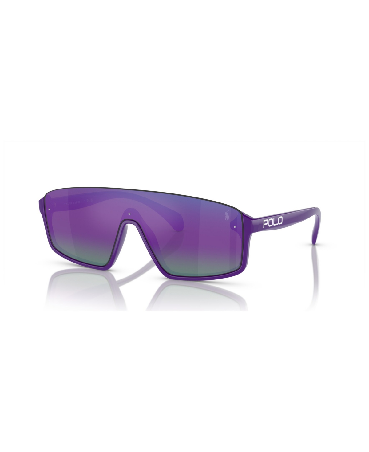 Polo Ralph Lauren Unisex Sunglasses, Mirror Ph4211u In Shiny Purple