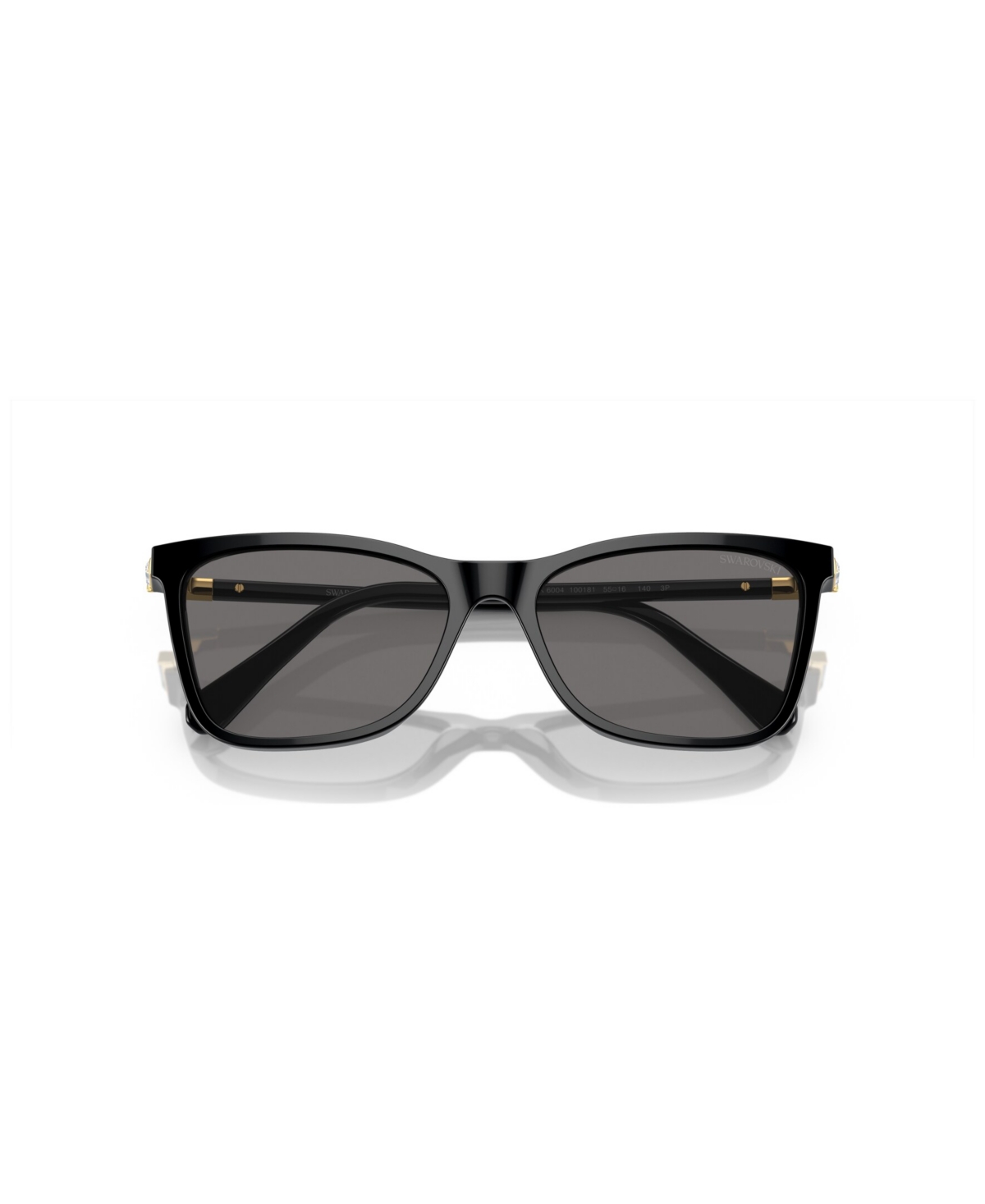Shop Swarovski Women's Polarized Sunglasses, Sk6004 In Black