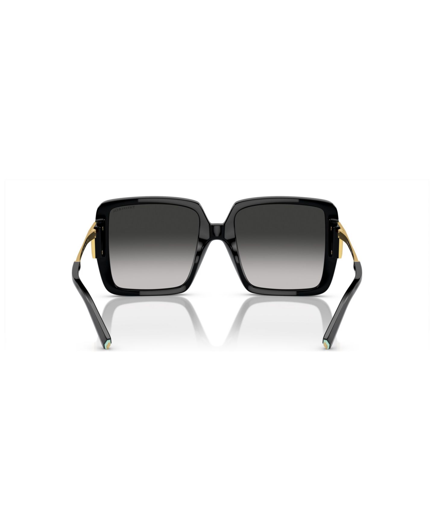 Женские солнцезащитные очки Tiffany & Co. Sunglasses, Gradient TF4212U, цвет: Чёрный / Золотой — фото 3