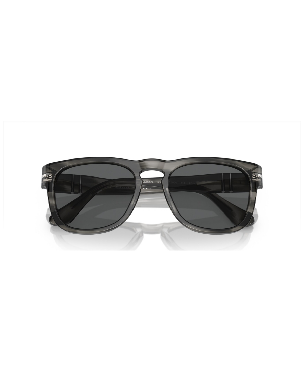 Persol Unisex Elio Sunglasses Po3333s In Striped Gray